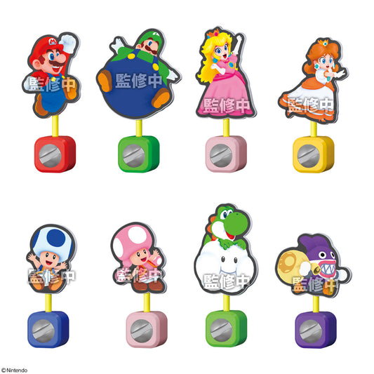 uper Mario Bros. Wonder Panel Clip Stand Bandai Shokugan