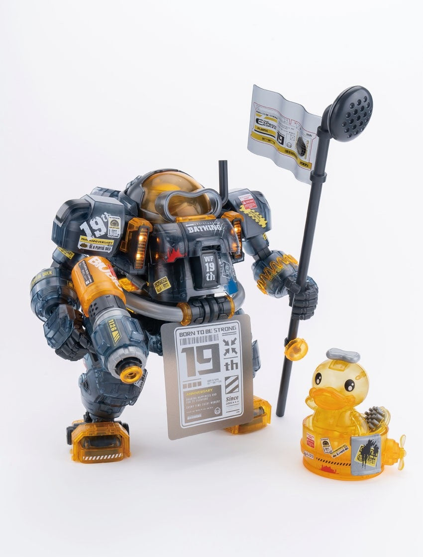 SHENGGE SOSKILL x ULTRA EGG SpaDuck 19th Anniversary Black Samurai Limited Edition Plastic Model Kit Newest Mecha Eastern Model