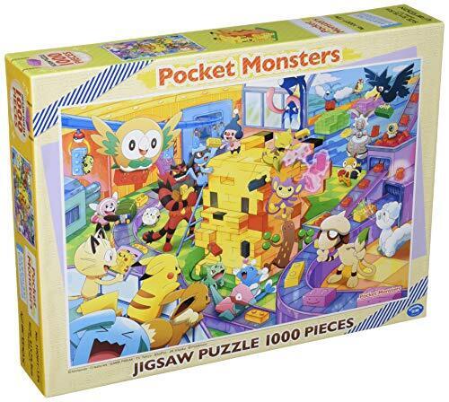 Pokémon Ensky Puzzle PK1000T-02 1000PC Puzzle - Let's Make it Together Pikachu Blocks