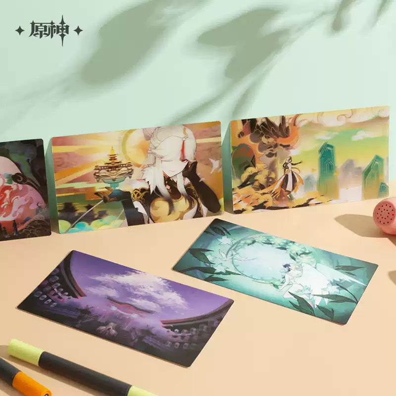 Genshin Impact Glance at the Transient World Series 3D Postcard Set - miHoYo