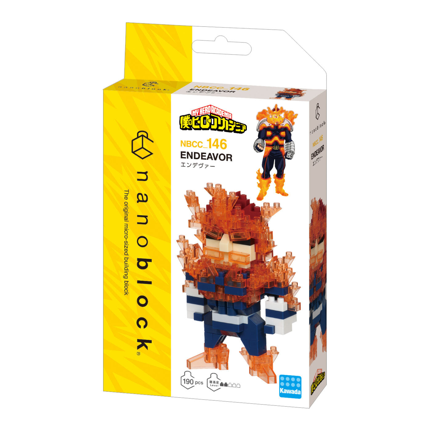 My Hero Academia Nanoblock Character Collection Series Endevor