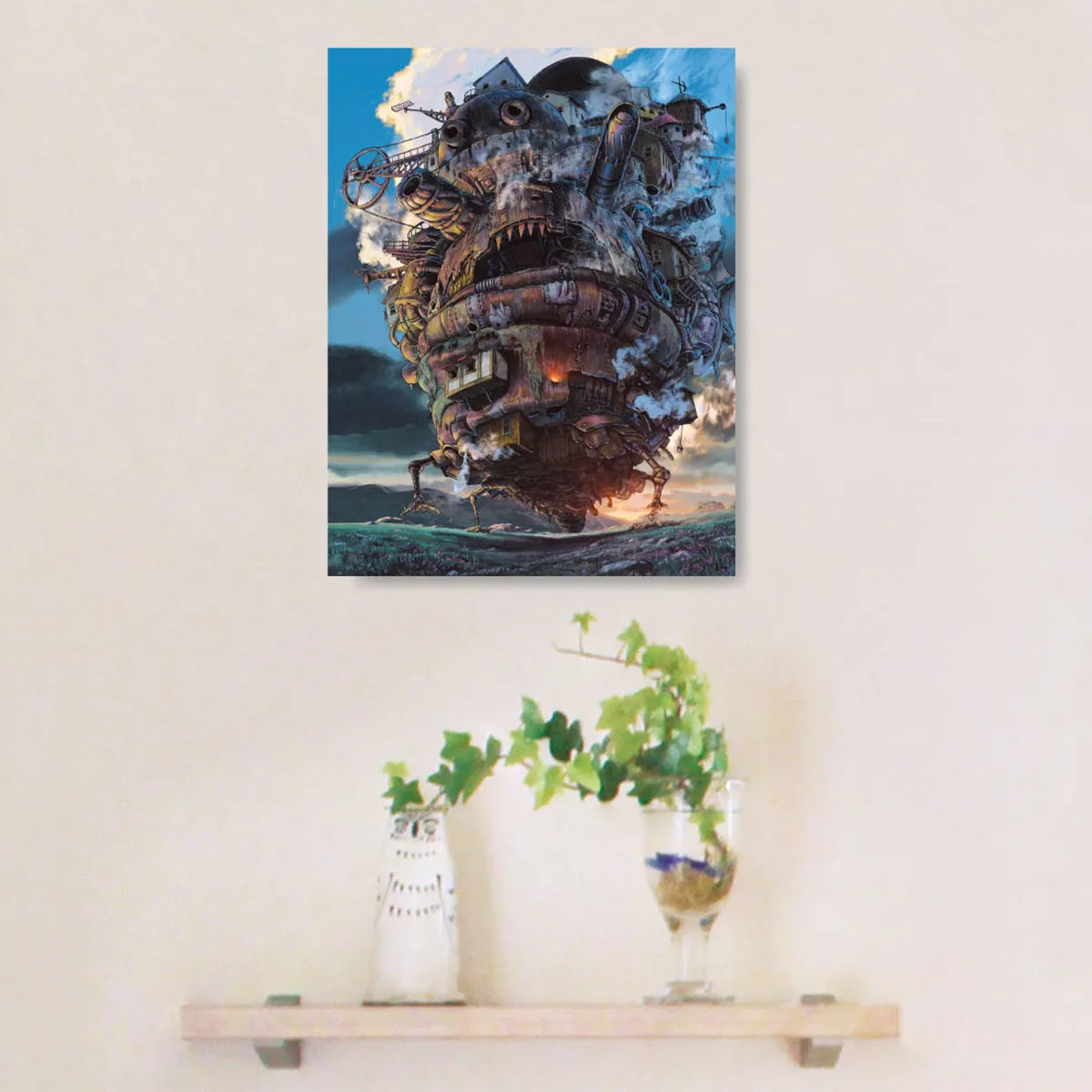 ATB-26 Howl's Moving Castle Ensky Artboard Jigsaw (Canvas Style) Artboard Jigsaw Puzzle
