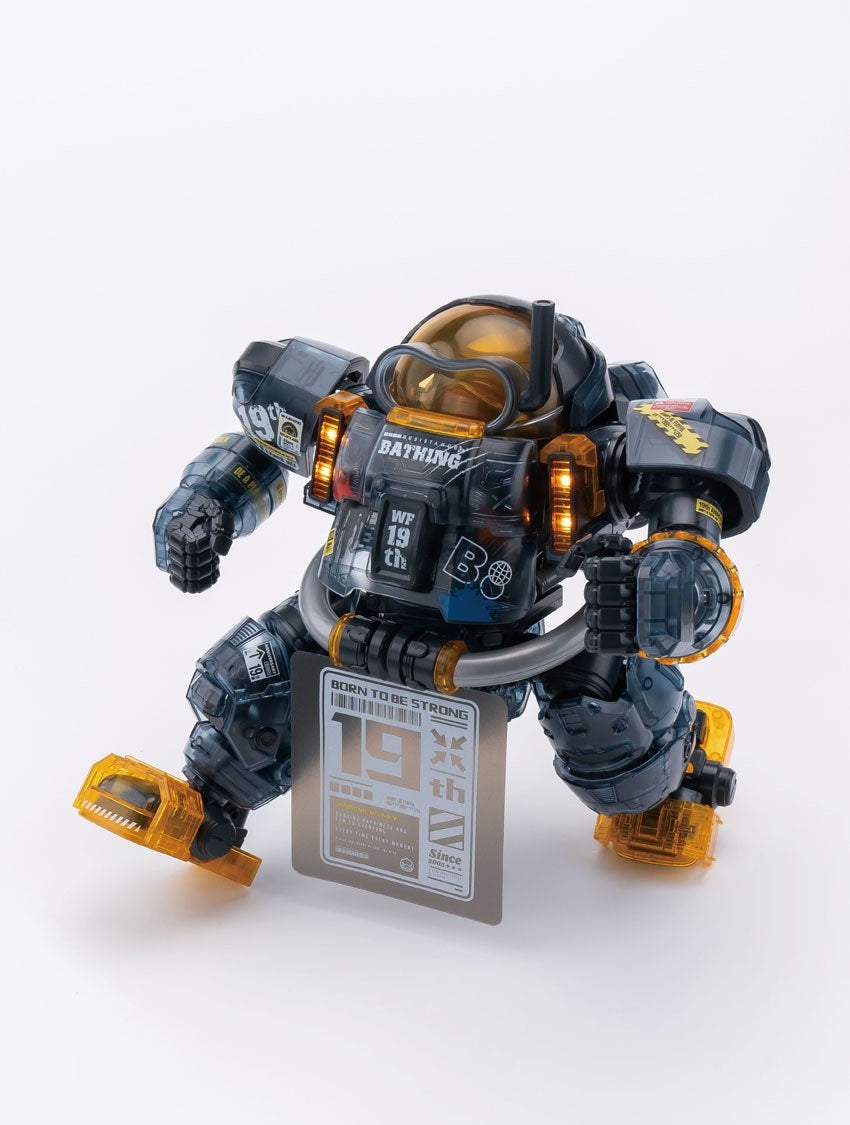 SHENGGE SOSKILL x ULTRA EGG SpaDuck 19th Anniversary Black Samurai Limited Edition Plastic Model Kit Newest Mecha Eastern Model
