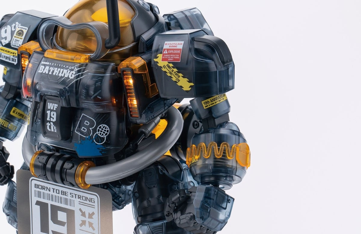 SHENGGE SOSKILL x ULTRA EGG SpaDuck 19th Anniversary Black Samurai Limited Edition Plastic Model Kit Newest Mecha Eastern Model