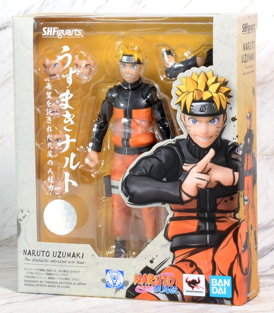 Naruto Shippuden Bandai Spirits S.H.Figuarts Naruto Uzumaki The Jinchuuriki Entrusted with Hope