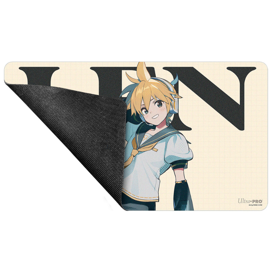 Hatsune Miku Retro Sounscapes Len UP Playmat Ultra Pro