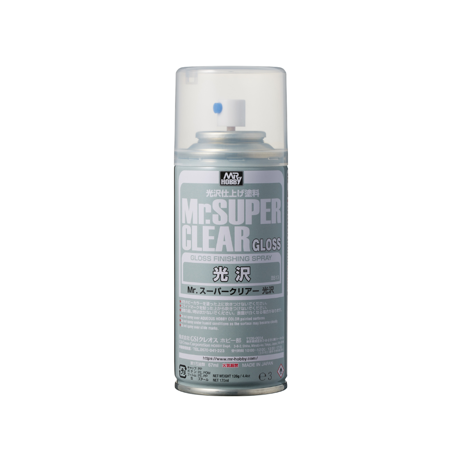 B513 Mr SUPER CLEAR SPRAY GLOSS