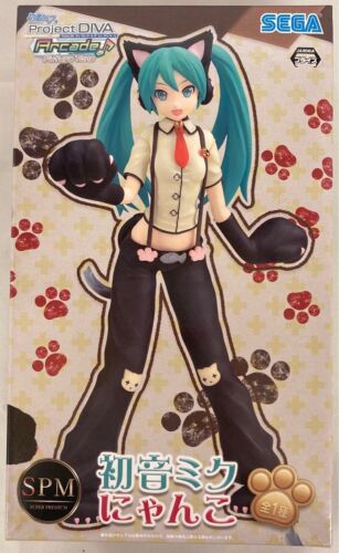 Hatsune Miku: Project DIVA Arcade Future Tone SPM Figure Hatsune Miku Kitty Cat SEGA