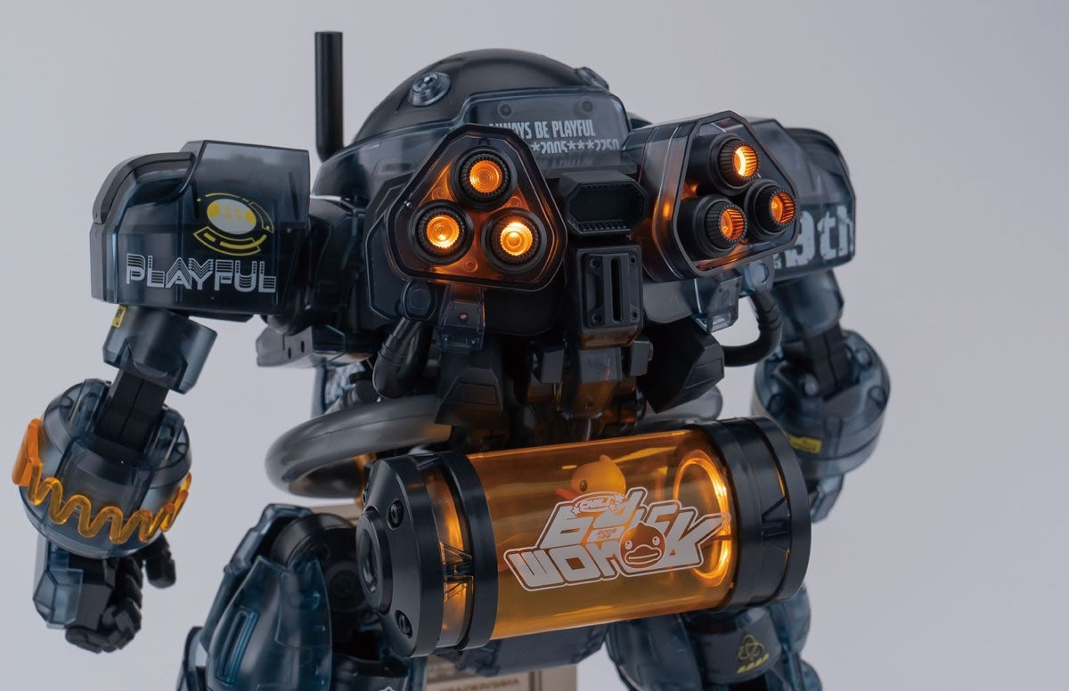 SHENGGE SOSKILL x ULTRA EGG SpaDuck 19th Anniversary Black Samurai Limited Edition Plastic Model Kit Newest Mecha Eastern Model