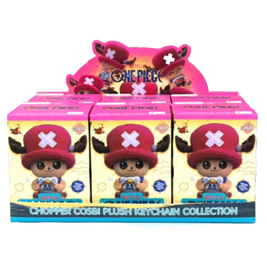 ONE PIECE ZAKKA Cosbi Chopper Plush Keychain Netflix Hot Toys