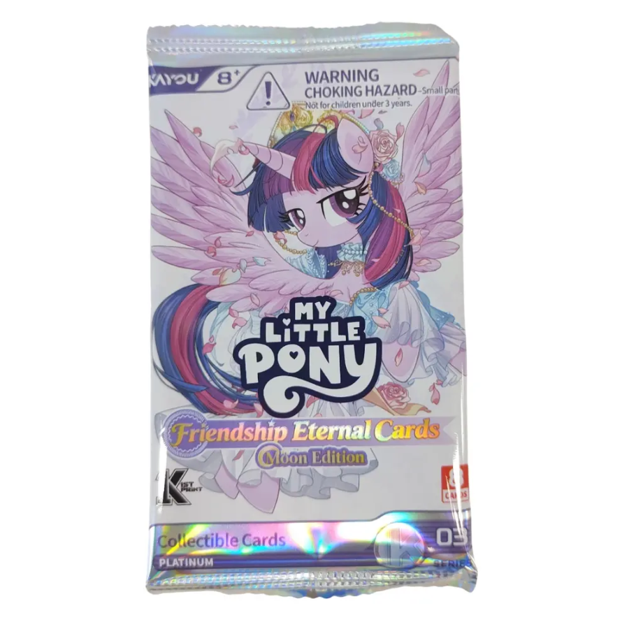 My Little Pony Friendship Eternal Collectible Cards Moon Edition Series 3 Booster Pack KAYOU (8 Cards)