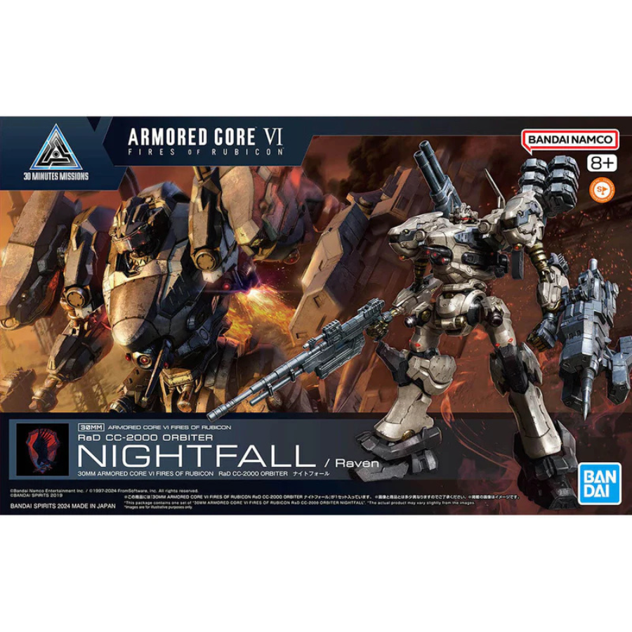 30MM 01 Armored Core VI Fires Of Rubicon RaD CC-2000 Orbiter Nightfall