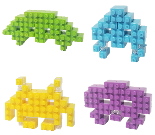 Space Invaders Nanoblock Character Collection Series Invaders