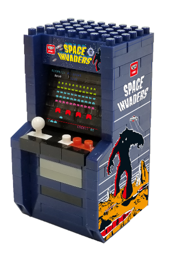 Space Invaders Nanoblock Character Collection Series Space Invaders Arcade Cabinet