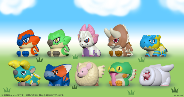 Monster Hunter Capcom Figure Builder Finger Puppet Monster Hunter Vol. 1 CAPCOM