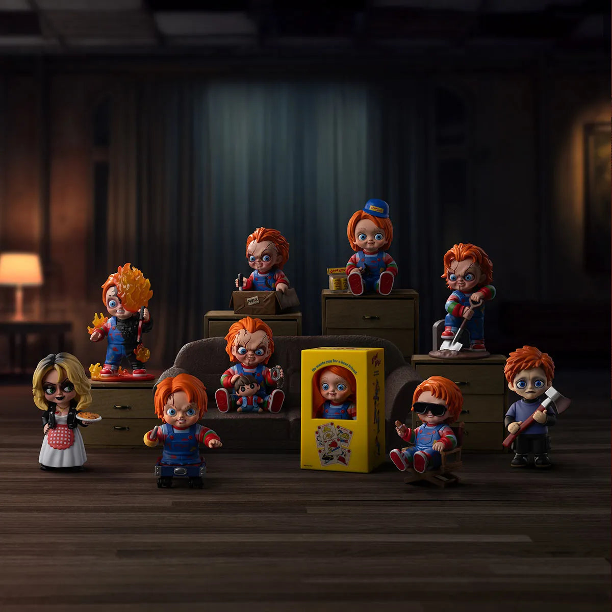 Chucky Franchise Series Figures Blind Box POP MART
