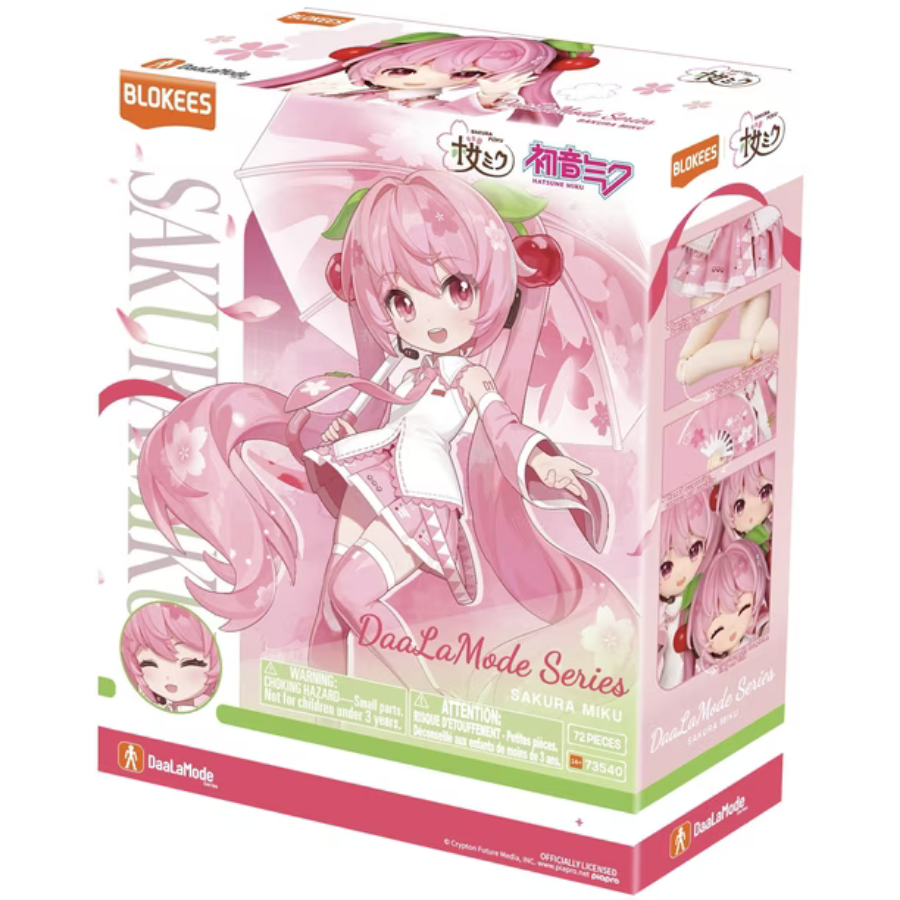 BLOKEES X Hatsune Miku Daalamode Series Sakura Miku 1/12 BJD Action Figure