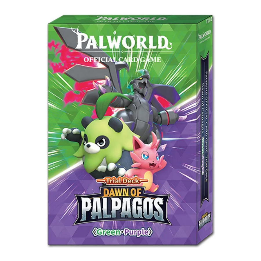 Palworld Dawn of Palpagos Green/Purple Trial Deck