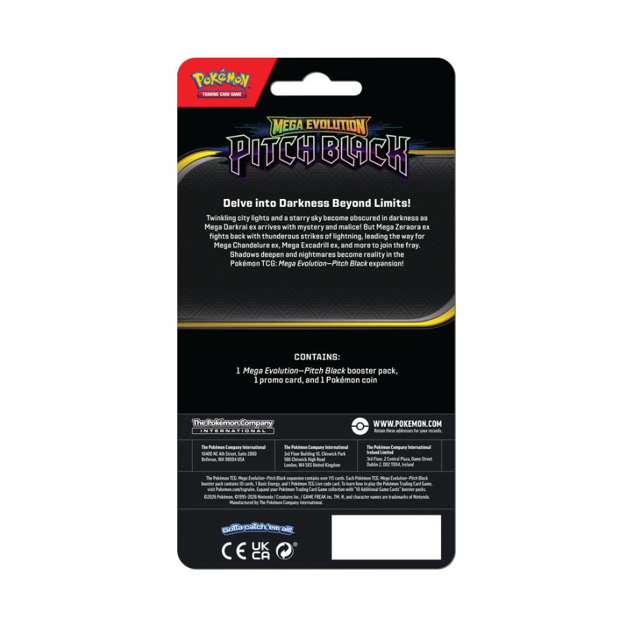 Pokémon TCG: ME05 Mega Evolution Pitch Black Checklane Blister Slowpoke