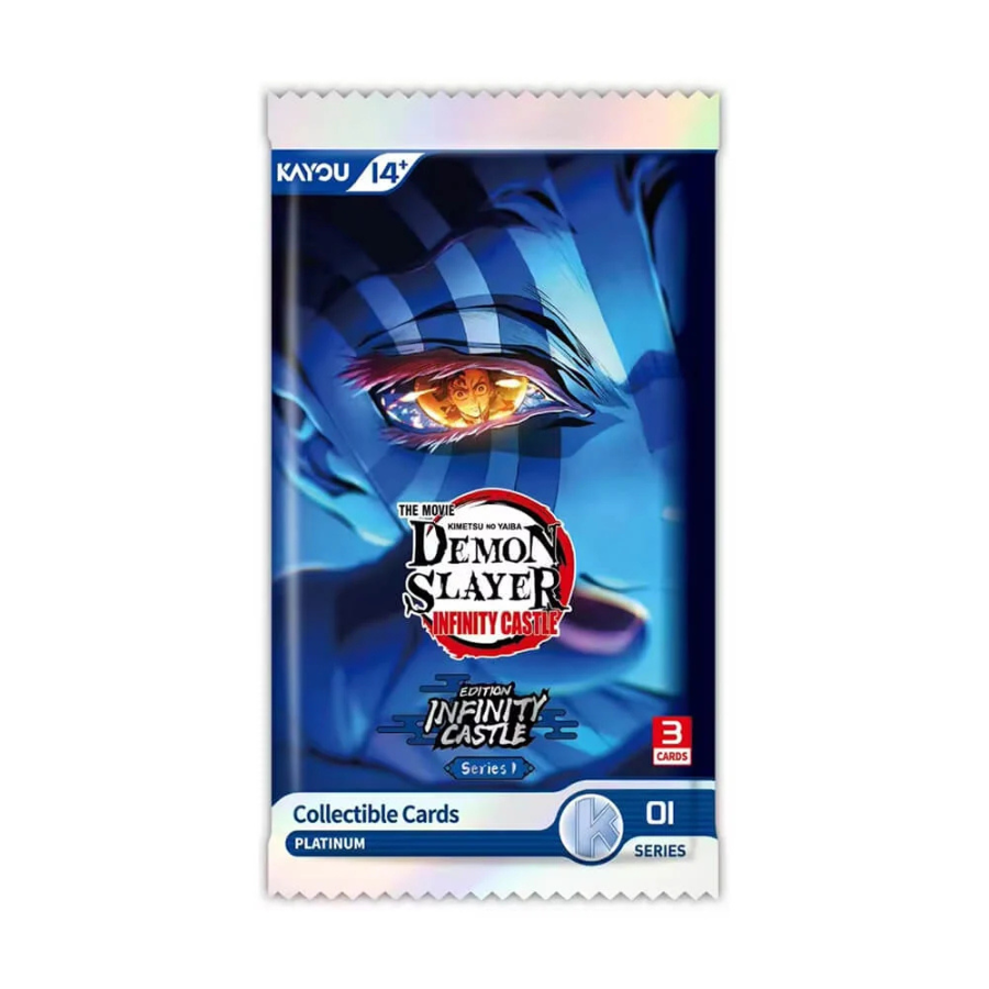Demon Slayer Infinity Castle Movie Collectible Cards Infinity Castle Edition Series 01 BOX (12 Packs)KAYOU