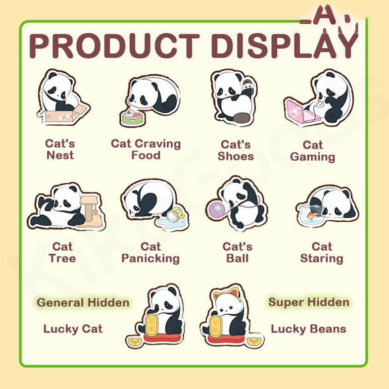 Panda Roll Pandas Are Also Cats Series Blind Box Pepper Joy