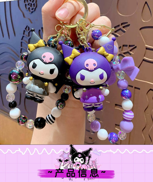 Sanrio beaded bracelet keychain WonderToyz