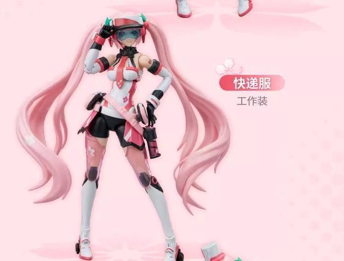 Vocaloid SHENGGE SOSKILL X Hatsune Miku Sakura Express Plastic Model Kit Eastern Model