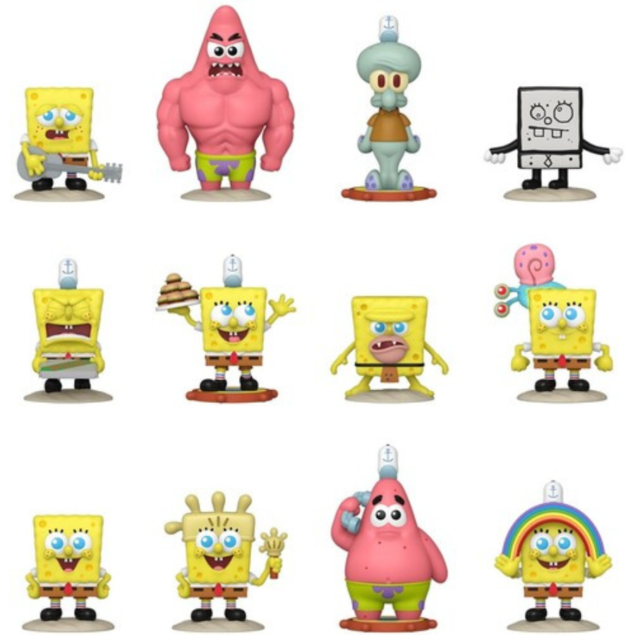 Sponge Bob 25th Anniversary Mystery Mini Figures Blind Box Funko