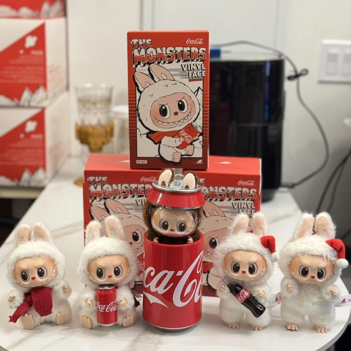 Labubu The Monster Labubu Coca-Cola Series Vinyl Plush Doll Blind Box POP MART