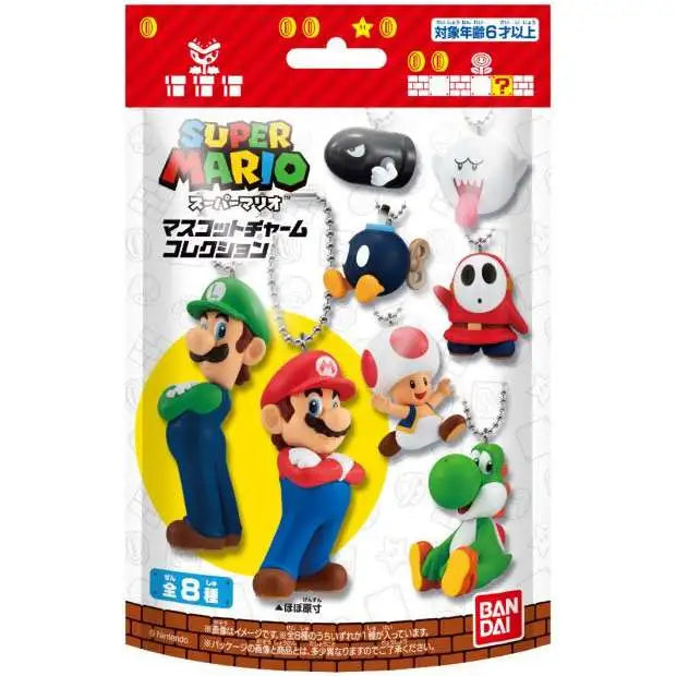 Super Mario Bros Bandai Shokugan Super Mario Bros. Mascot Charm Collection