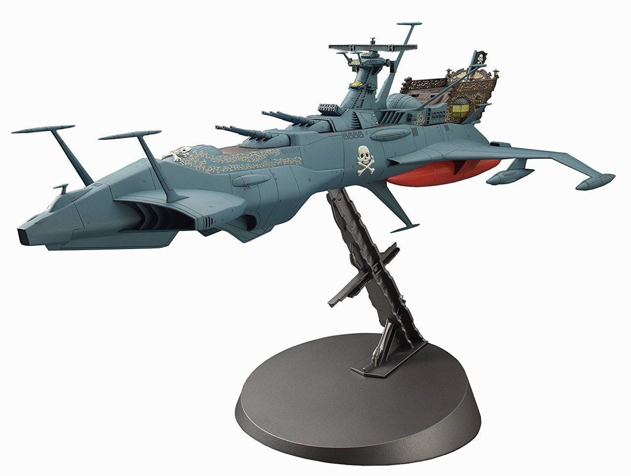 Captain Harlock Phantom Death Shadow conversion Hasegawa 1/1500 Space Pirate Battleship Arcadia Second Ship (Original Comic Version)