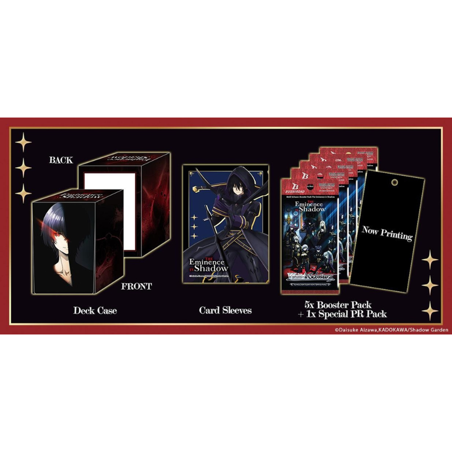 Weiss Schwarz The Eminence in Shadow Supply Set
