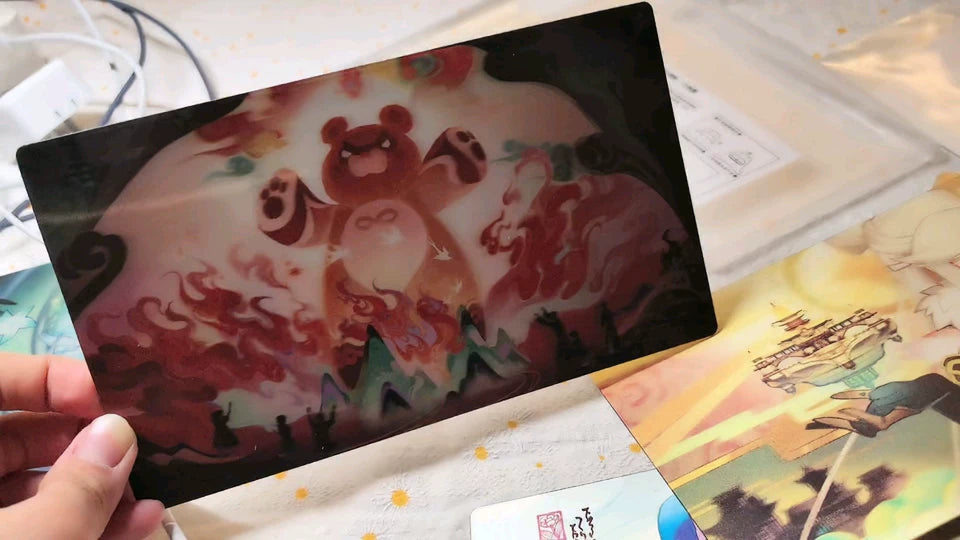 Genshin Impact Glance at the Transient World Series 3D Postcard Set - miHoYo