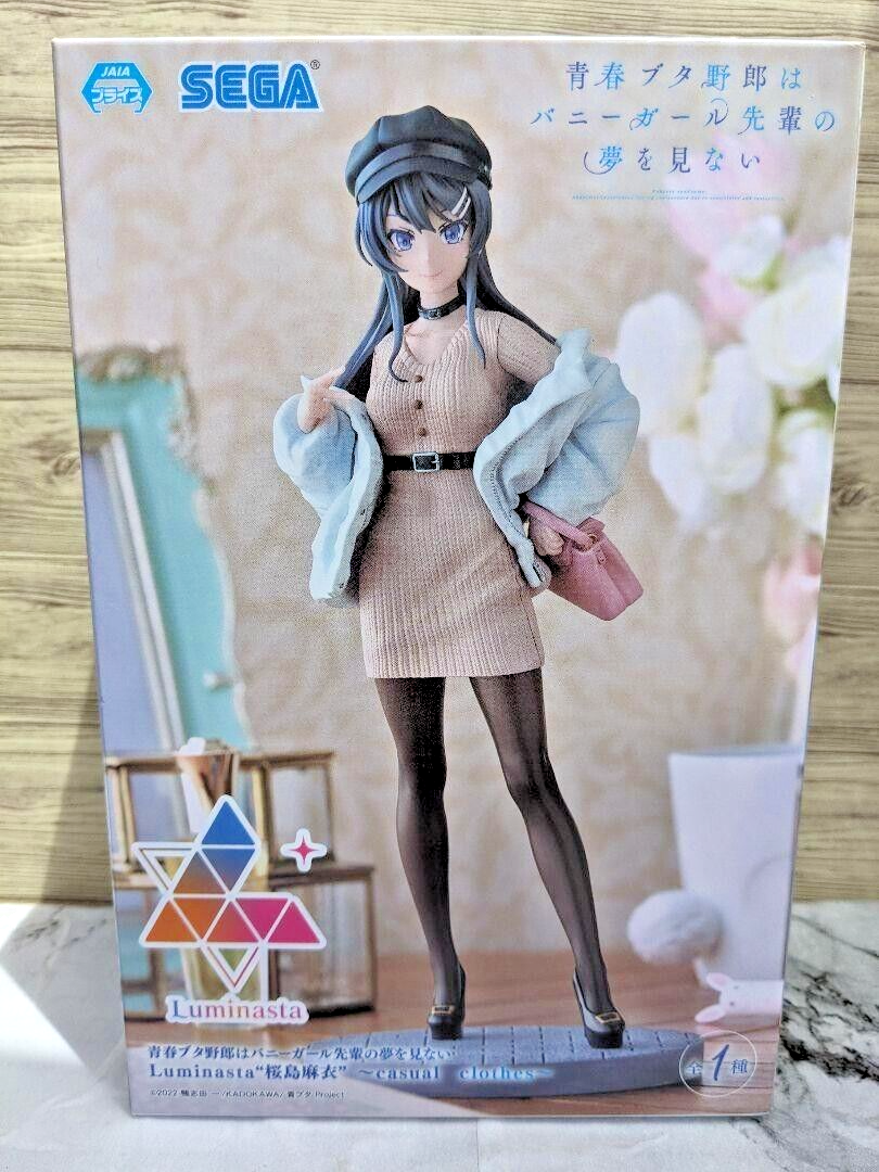 Rascal Does Not Dream of a Bunny Girl Senpai SEGA Series Mai Sakurajima Casual Clothes Luminasta Figure