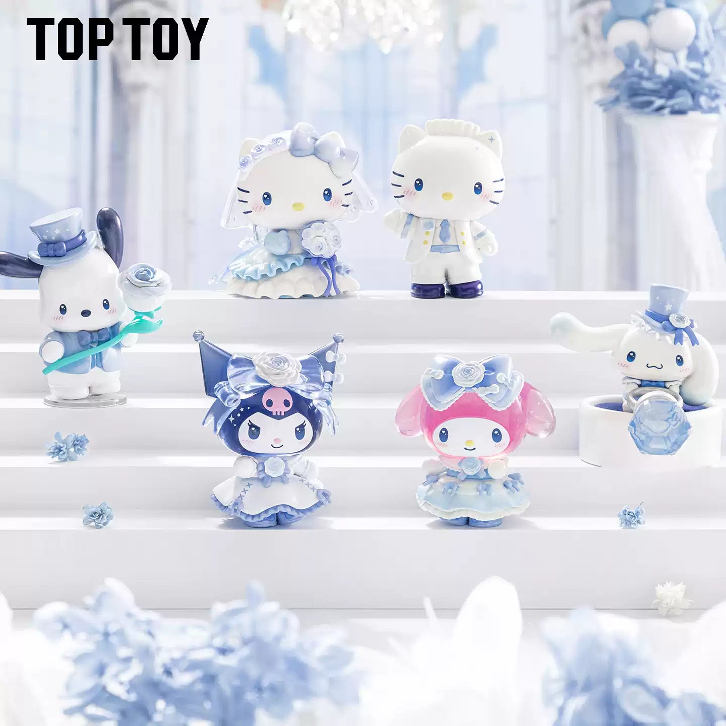 Sanrio Characters Romantic Wedding Series Figure Blind Box TOP TOY