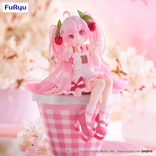 Hatsune Miku Noodle Stopper Figure Sakura Miku 2025 FuRyu
