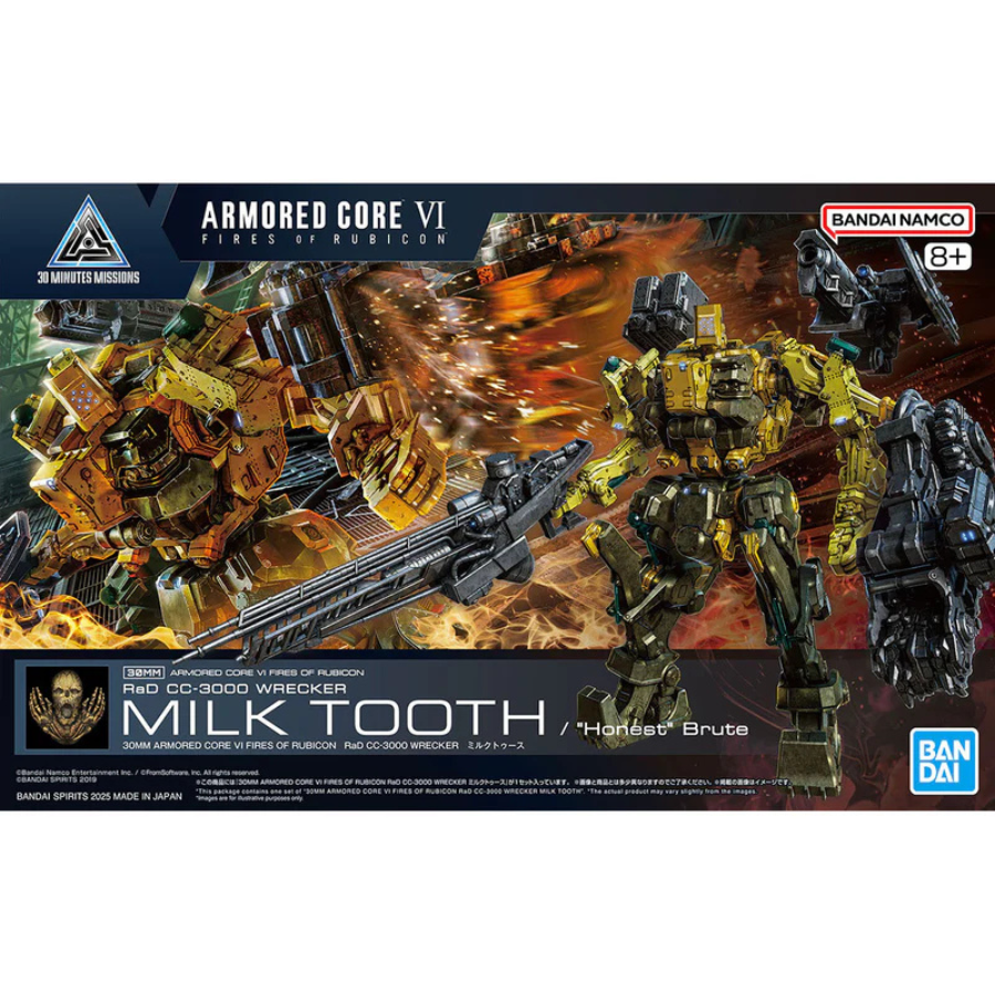 30MM 05 Armored Core VI Fires Of Rubicon RaD-CC3000 Wrecker Milk Tooth
