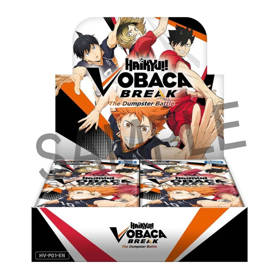 Haikyu!! Vobaca!! Break TCG Volume 1 Booster Display Pack TAKARA TOMY