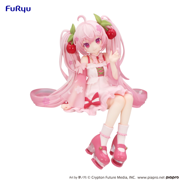 Hatsune Miku Noodle Stopper Figure Sakura Miku 2025 FuRyu