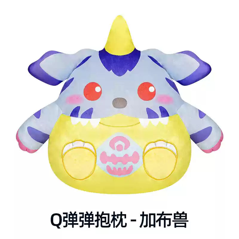 Digimon Q Elastic Pillow: Agumon / Gabumon / Tailmon LDCX