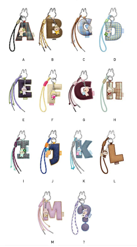 Labubu The MONSTER Pin for love Series Letter Pendant A M Blind Box POP MART