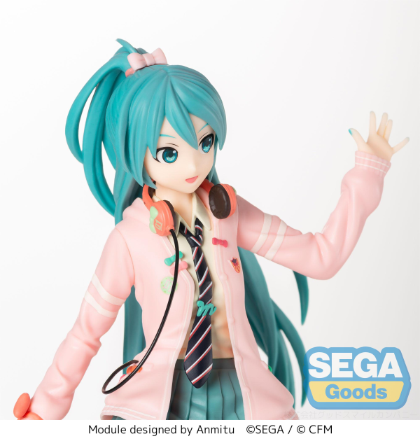 Hatsune Miku Project DIVA Arcade Future Tone Hatsune Miku Ribbon Girl SPM Figure SEGA