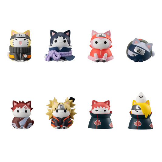 Naruto MEGA CAT PROJECT NARUTO Shippuden Nyaruto! Ver. Battle with Akatsuki MEGAHOUSE