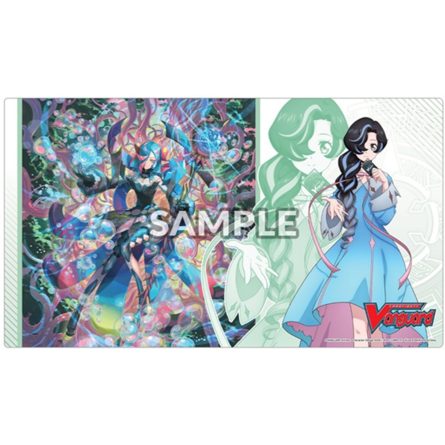 BUSHI SUPPLIES RUBBER PLAYMAT VOL. 20 CFV DIVINEZ PARALLACTIC CLASH DESIGN B: KURUMI & ZENITH