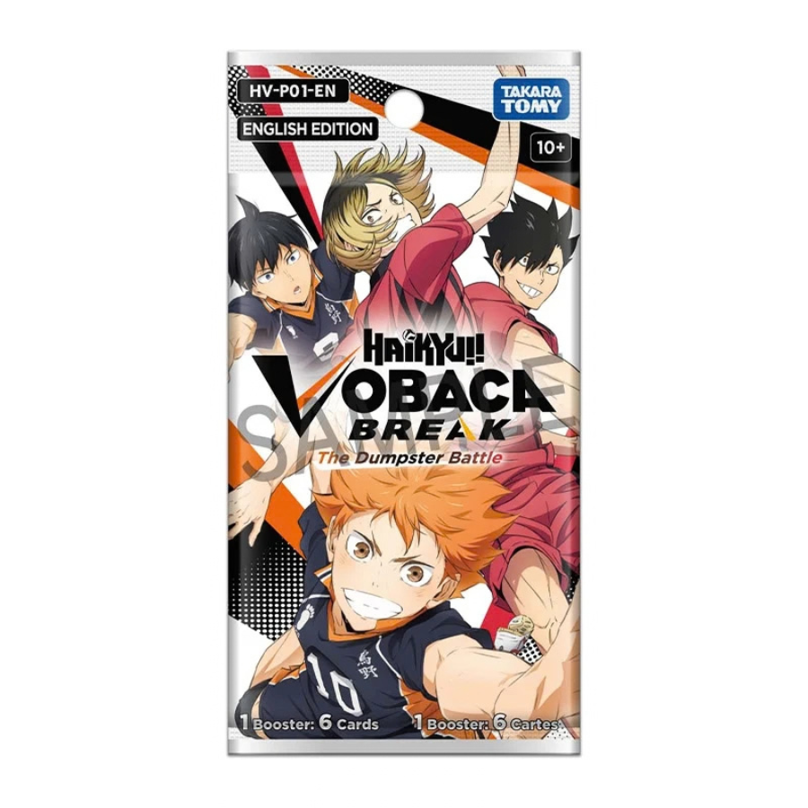 Haikyu!! Vobaca!! Break TCG Volume 1 Booster Display BOX TAKARA TOMY (18 Packs)