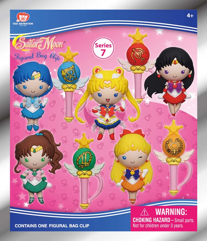 SAILOR MOON SERIES 7 3D FOAM BAG CLIP Monogram