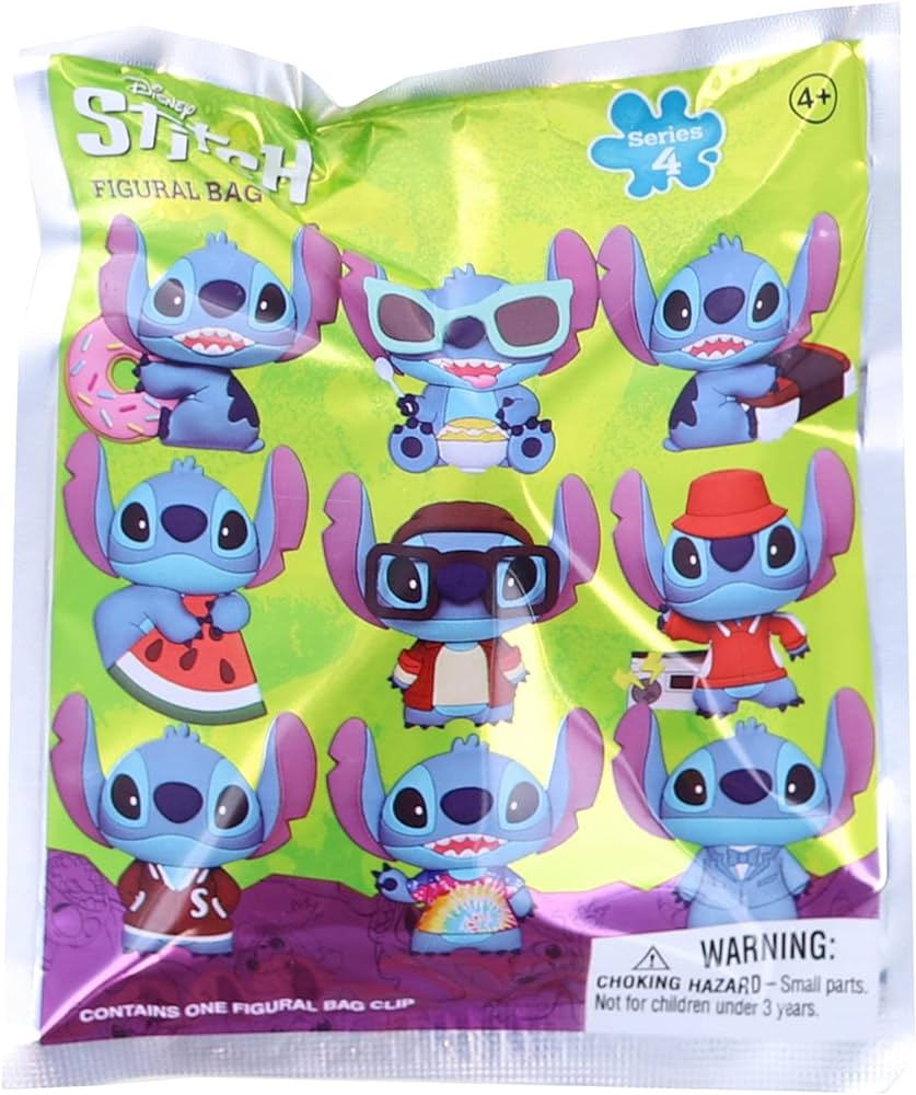 DISNEY STITCH SERIES 4 3D FOAM BAG CLIP Monogram