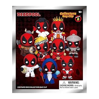 DEADPOOL SERIES 6 3D FOAM BAG CLIP Monogram