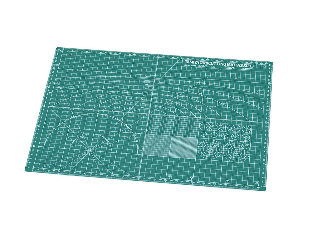 74076 TAMIYA Cutting Mat A3 / Green