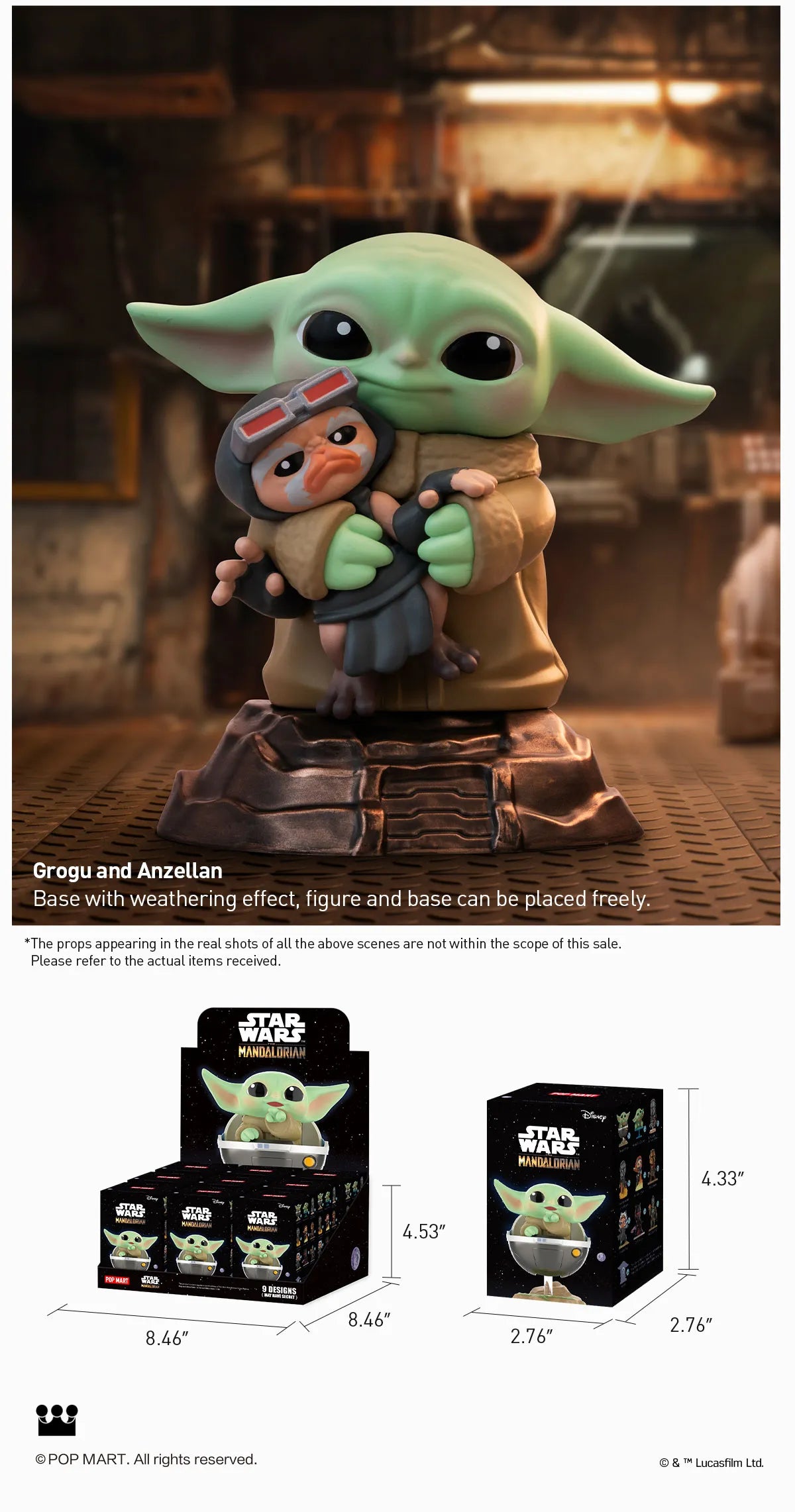 STAR WARS MANDALORIAN SERIES FIGURES POP MART